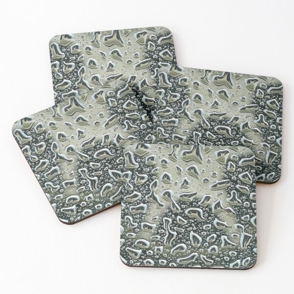 Item preview, Seattle Space Needle reflected in raindrops on glass designed and sold by LucentJourneys.