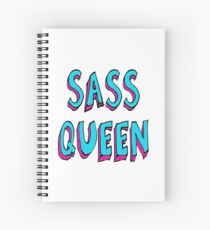 Sass queen Spiral Notebook