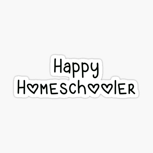 Happy Homeschooler Sticker