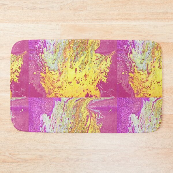 Item preview, pink fairy fire, acrylic pour, reds and  designed and sold by myatticstudio.