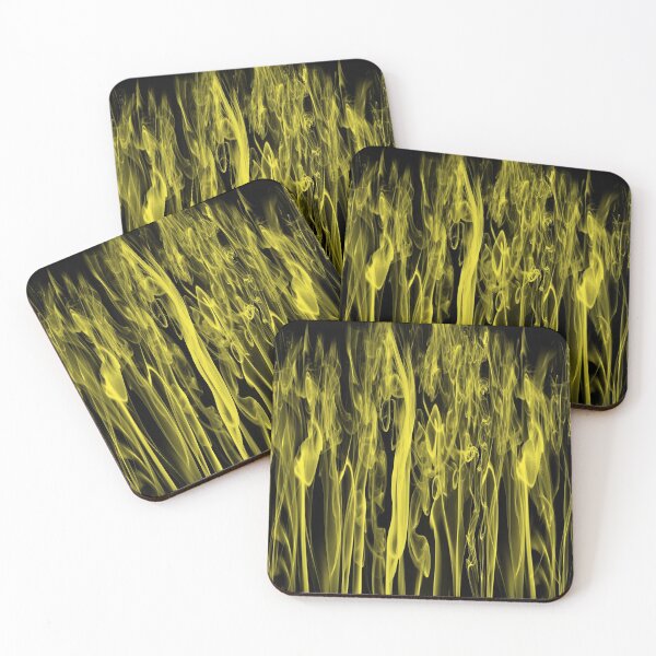 Item preview, Yellow Smoke on Black Background Large designed and sold by Darcy777.