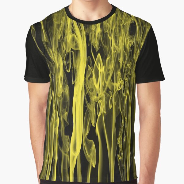 Item preview, Yellow Smoke on Black Background Large designed and sold by Darcy777.