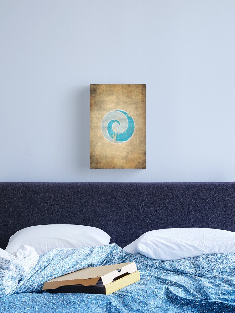 Thumbnail 2 of 3, Canvas Print, Air Nomads Logo · Distressed designed and sold by Logogami.