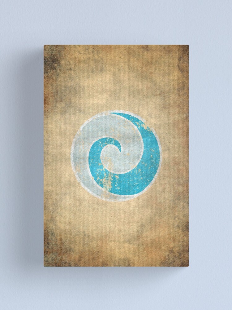 Alternate view of Air Nomads Logo · Distressed Canvas Print