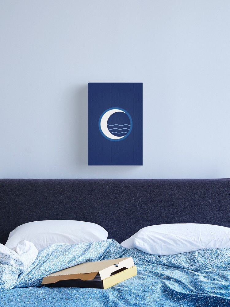 Thumbnail 2 of 3, Canvas Print, Water Tribe Logo designed and sold by Logogami.