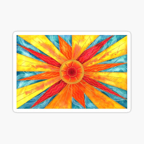 Sunburst Sticker