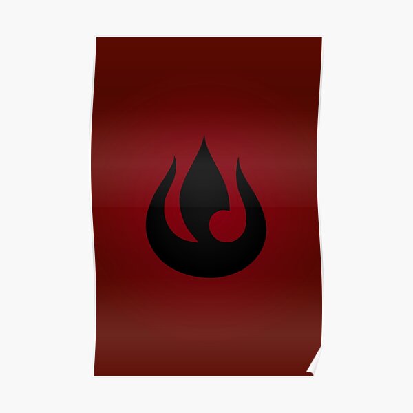 Fire Nation Logo Poster