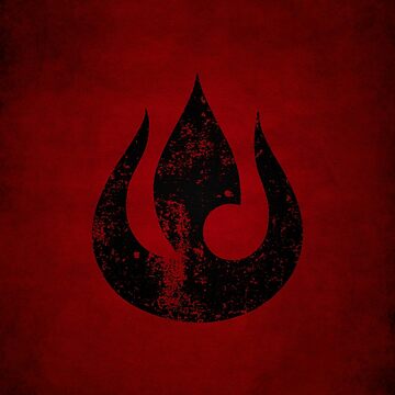 Artwork thumbnail, Fire Nation Logo · Distressed by Logogami