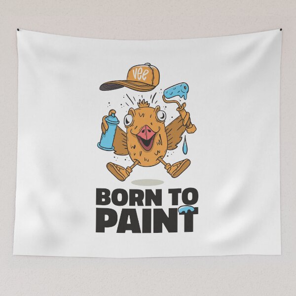 Item preview, Born To Paint designed and sold by THVM theBRICK.