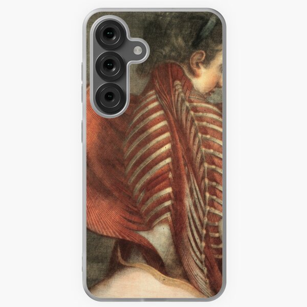 Antique Print: Muscles of the Back Samsung Galaxy Soft Case