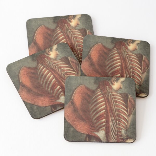 Artikelvorschau, Antique Print: Muscles of the Back entworfen und verkauft von moonandcat.