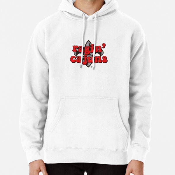 Louisiana Fleur De Lis Red & Black Pullover Hoodie for Sale by BL3Designco