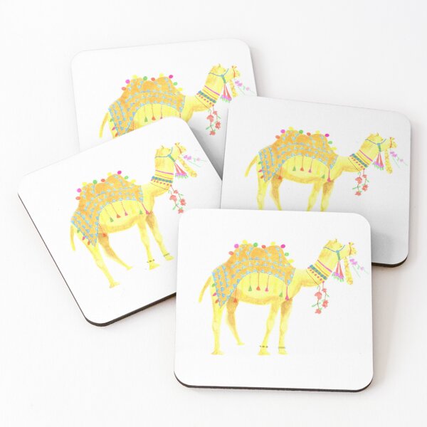 Item preview, Adorned camel in the desert designed and sold by marinarrua.