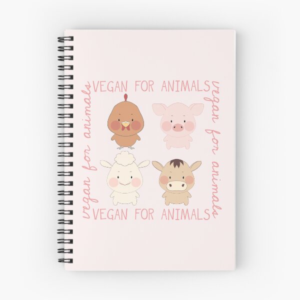 Item preview, VEGAN FOR ANIMALS designed and sold by wiboandbear.