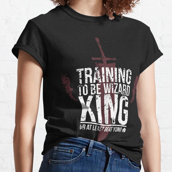 S'entraîner à être roi sorcier, ou du moins battre Yuno T-shirt classique