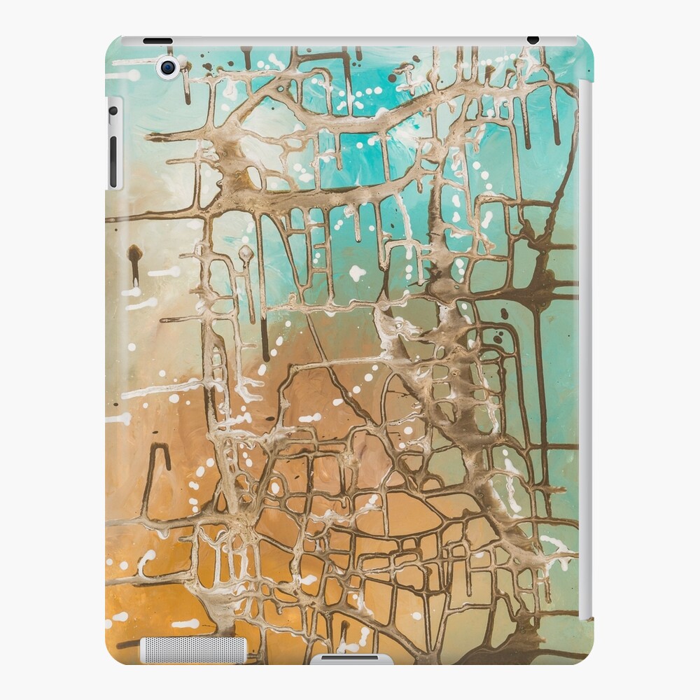 Abstract painting "caribbean feeling" iPad Case & Skin