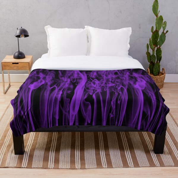 Item preview, Purple Smoke on Black Background Large designed and sold by Darcy777.