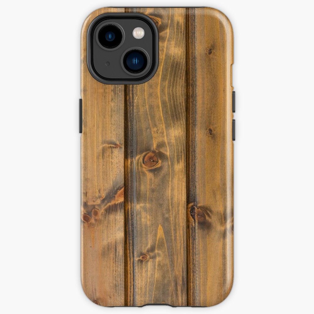 Wood planks pattern iPhone Case