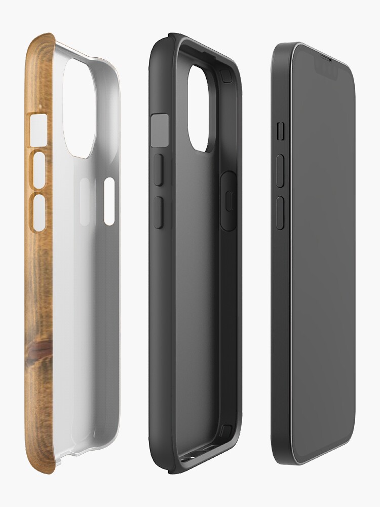 Alternate view of Wood planks pattern iPhone Case