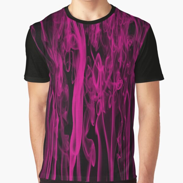 Item preview, Magenta Smoke on Black Background Large designed and sold by Darcy777.