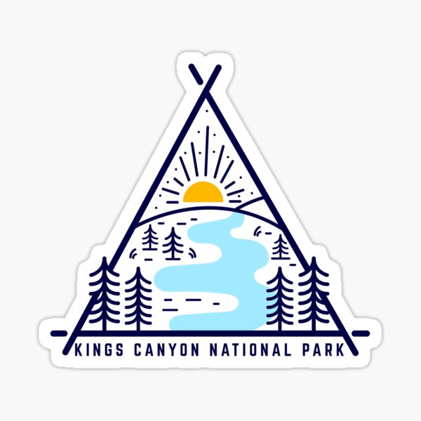 Kings Canyon National Park Sticker Sticker