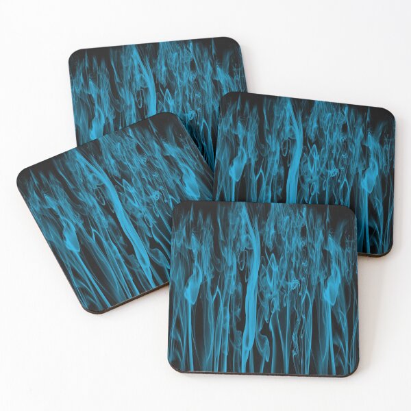 Item preview, Sky Blue Smoke on Black Background Large designed and sold by Darcy777.