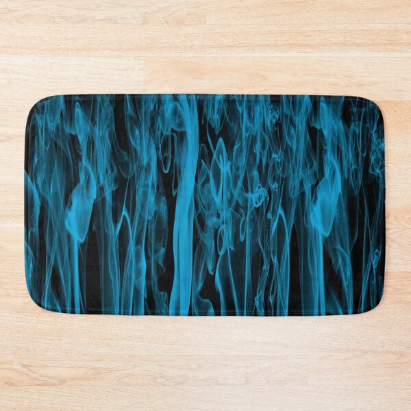 Item preview, Sky Blue Smoke on Black Background Large designed and sold by Darcy777.
