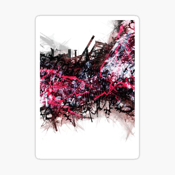 Abstract 033 Sticker