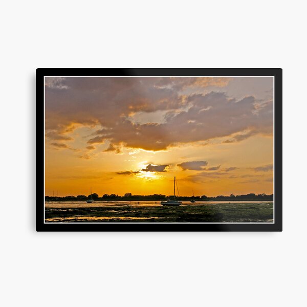 Sunset over Emsworth Metal Print