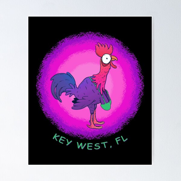 Item preview, Key West Fantasy Chicken In Bikini designed and sold by KoolMoDee.