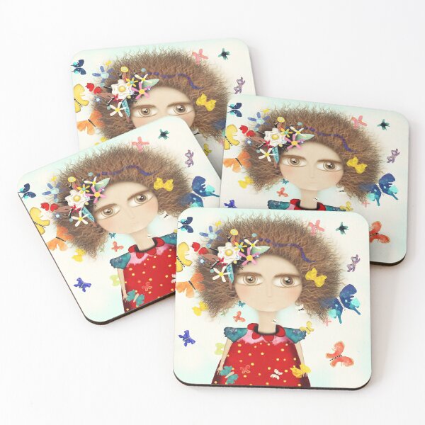 Item preview, Doll Butterfly Balloons Afro Hair Flowers designed and sold by rupydetequila.