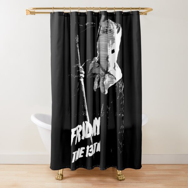 "friday 13th part II (grunge)" Shower Curtain for Sale by Megatroll