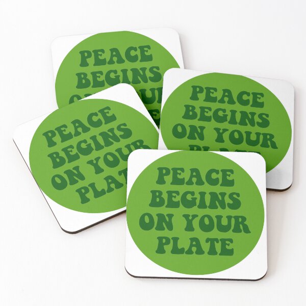 Item preview, Peace Begins on Your Plate  designed and sold by kellxryan.