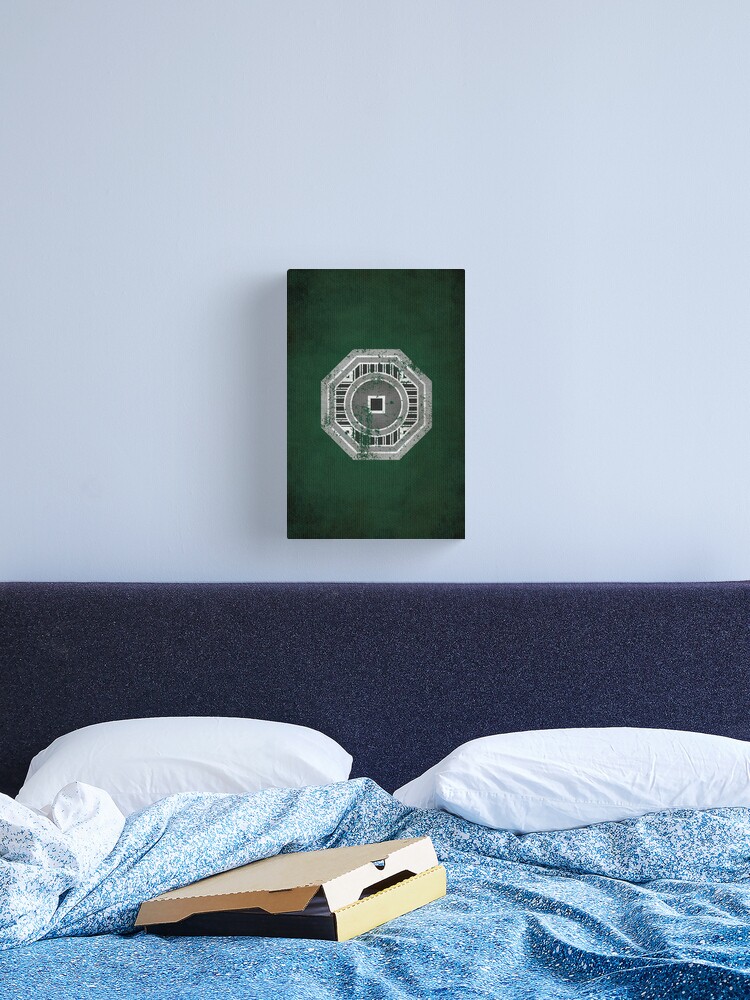 Thumbnail 2 of 3, Canvas Print, Earth Empire Logo · Distressed designed and sold by Logogami.