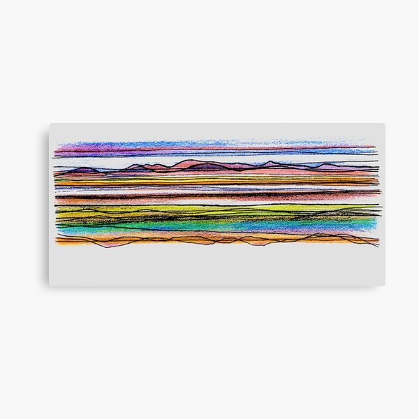 Bay Lines Canvas Print