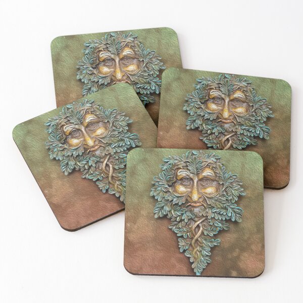 Item preview, Green Man Sculpture Digital Art designed and sold by davidelder.