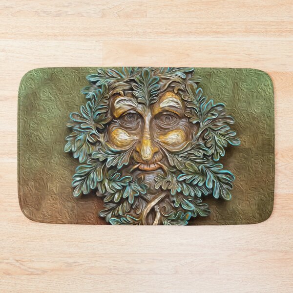 Item preview, Green Man Sculpture Digital Art designed and sold by davidelder.