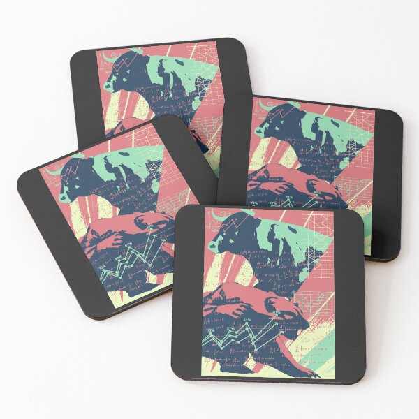 Item preview, Bull market, bear market, stock market, stocks designed and sold by Walhallaarts.