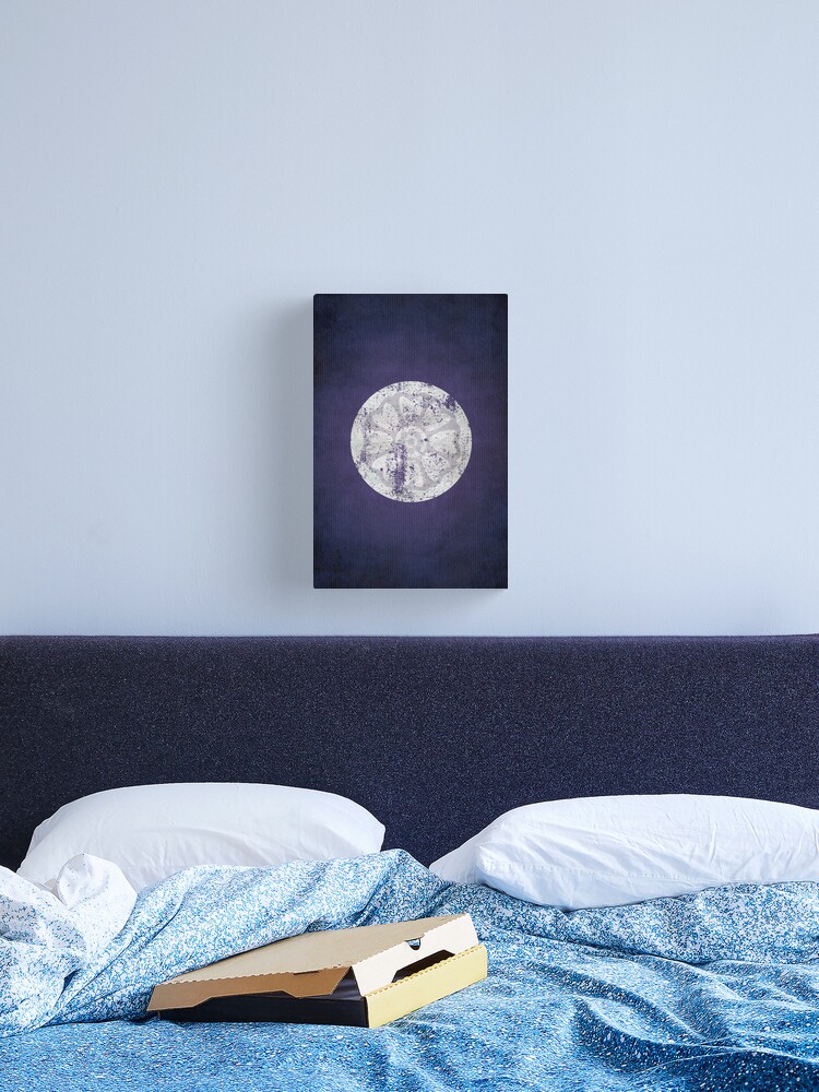 Thumbnail 2 of 3, Canvas Print, Order of the White Lotus Logo · Distressed designed and sold by Logogami.