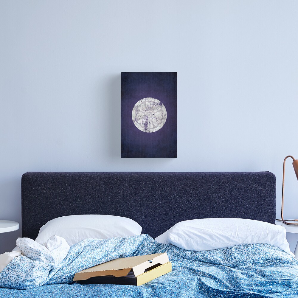 Order of the White Lotus Logo · Distressed Canvas Print