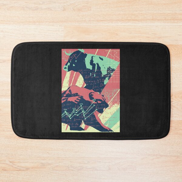 Item preview, Bull market, bear market, stock market, stocks designed and sold by Walhallaarts.