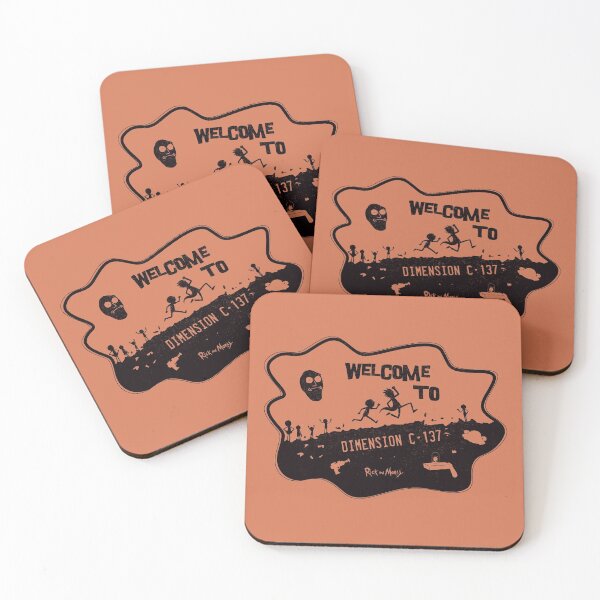 Welcome to Dimension C - 137 Coasters (Set of 4)
