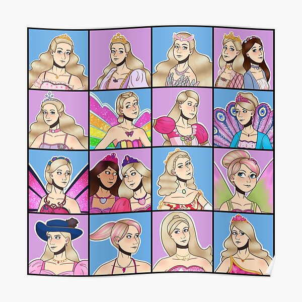 doll collage Poster