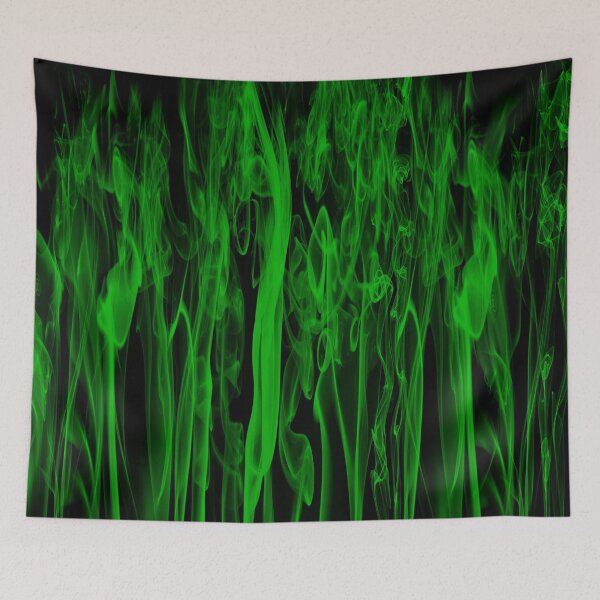 Item preview, Green Smoke on Black Background Large designed and sold by Darcy777.