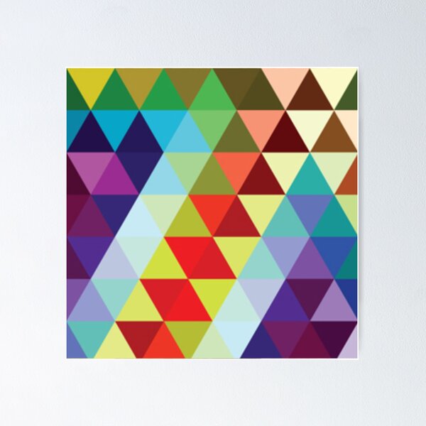 Item preview, Kawaii Sweet Triangle Pattern designed and sold by AbstractCreatur.