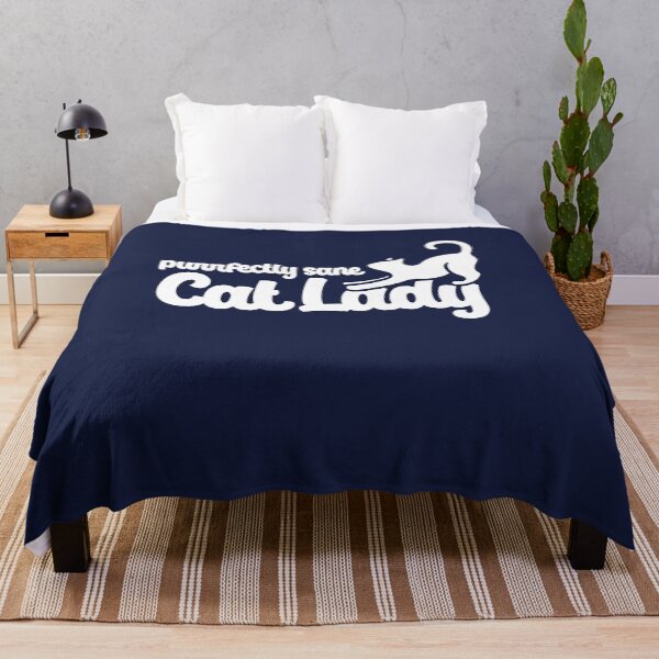Item preview, Purrfectly sane cat lady designed and sold by FrictionMaxxing.