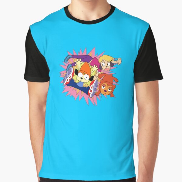 Vista previa del artículo con la obra «Parappa El Rapero Anime Gang 1», diseñado y vendido por Ghost Works.
