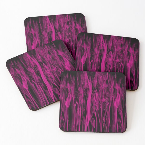 Item preview, Hot Pink Smoke on Black Background Large designed and sold by Darcy777.