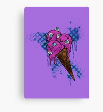 Eye Ball Ice Scream Canvas Print