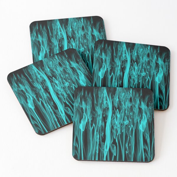 Item preview, Teal Smoke on Black Background Large designed and sold by Darcy777.